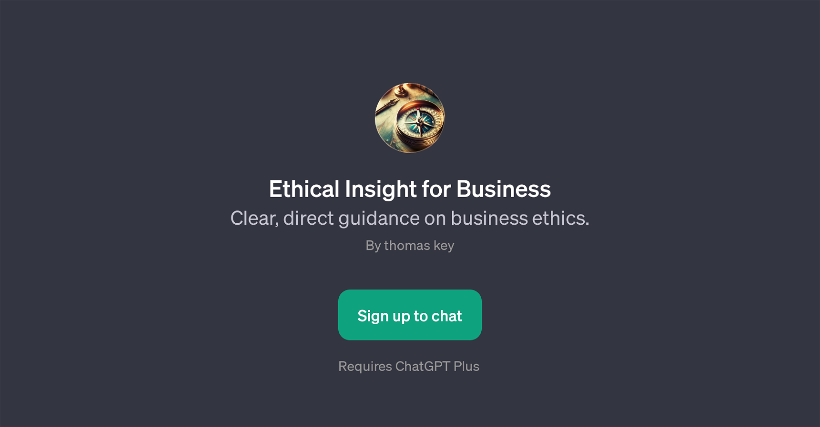 Ethical Insight for Business website