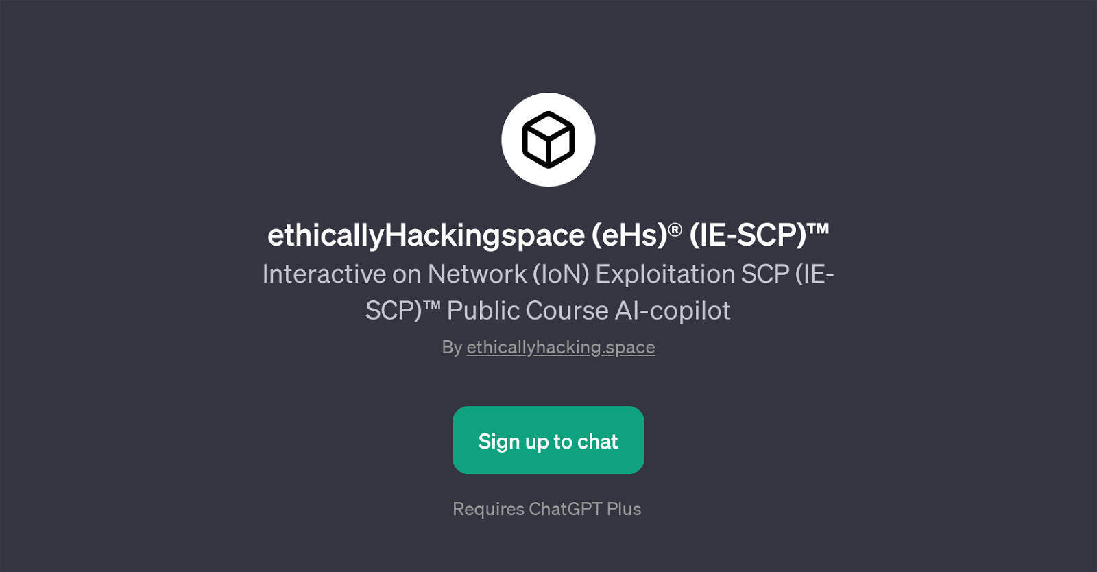 ethicallyHackingspace (eHs) (IE-SCP) website
