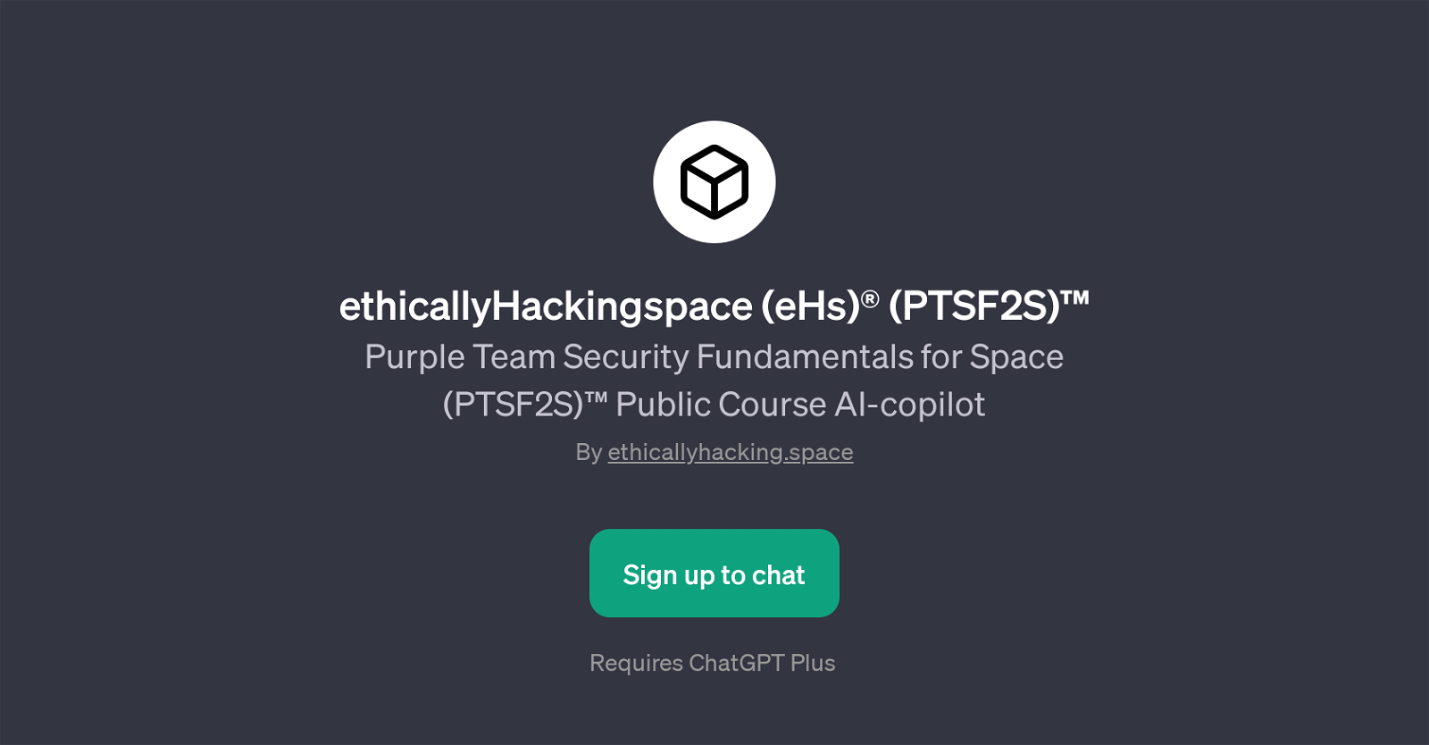 ethicallyHackingspace (eHs) (PTSF2S) website