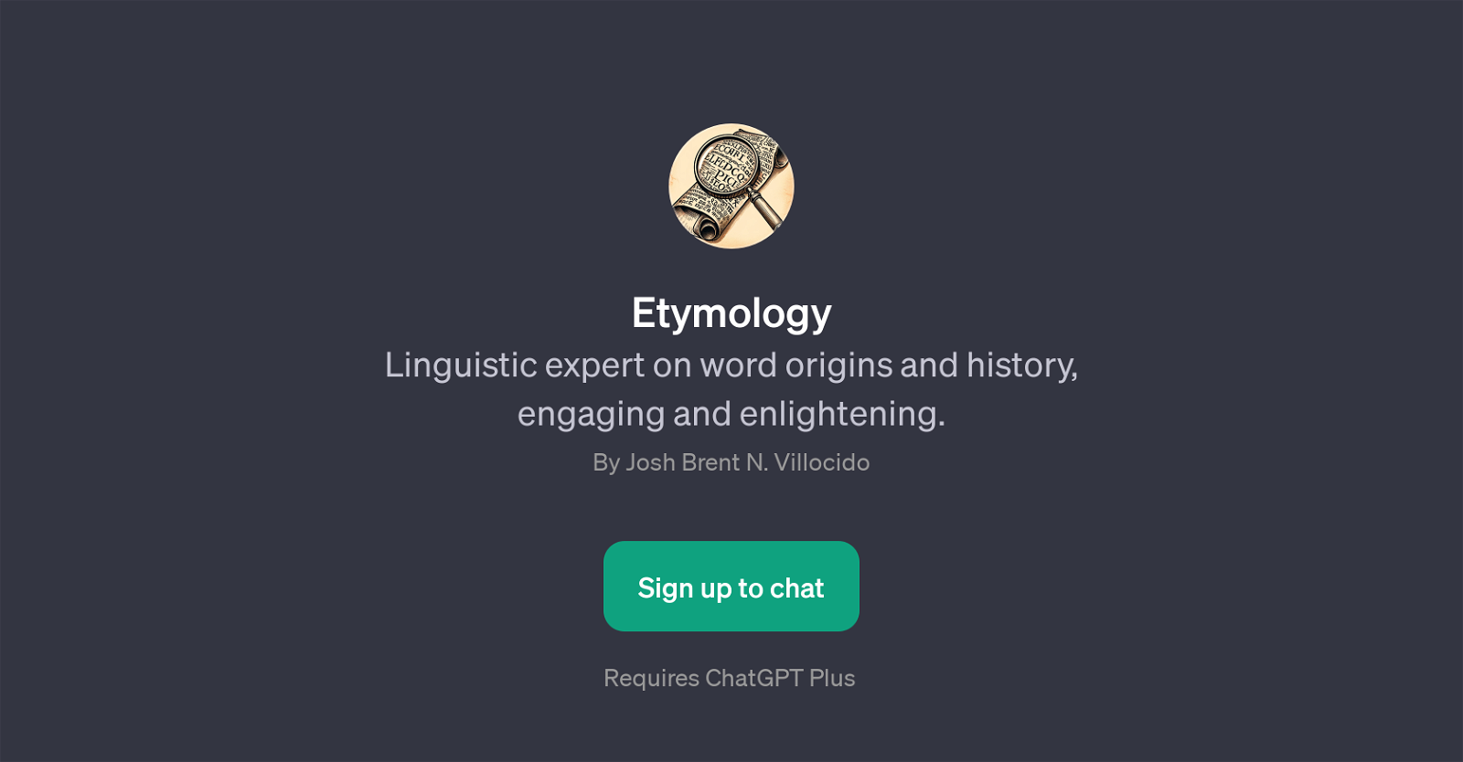 Etymology website