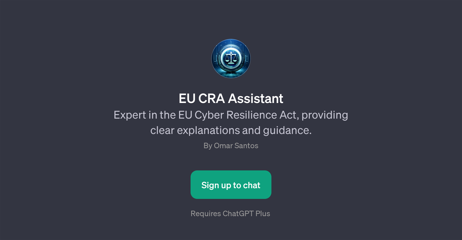 EU CRA Assistant website