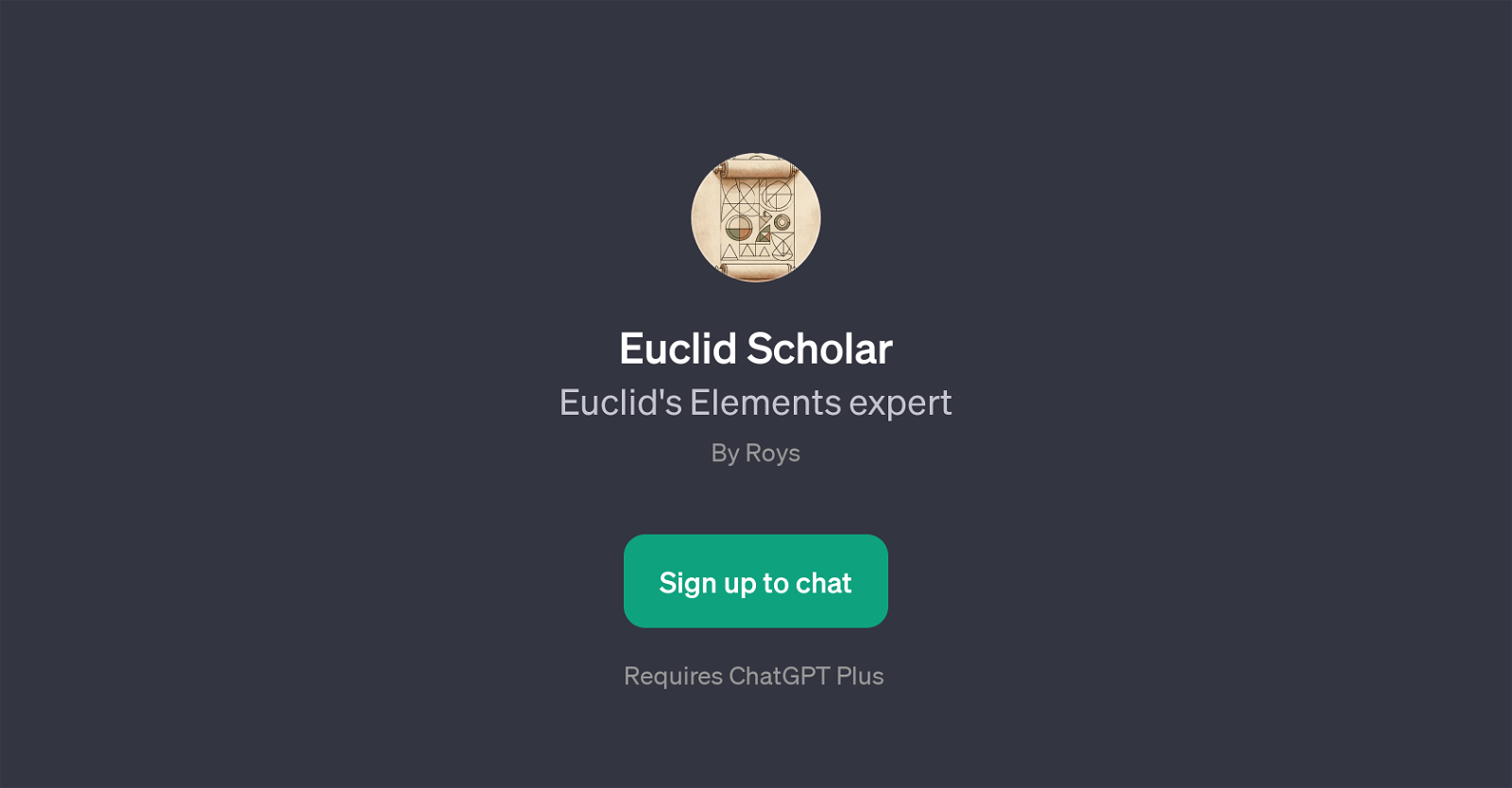 Euclid Scholar website