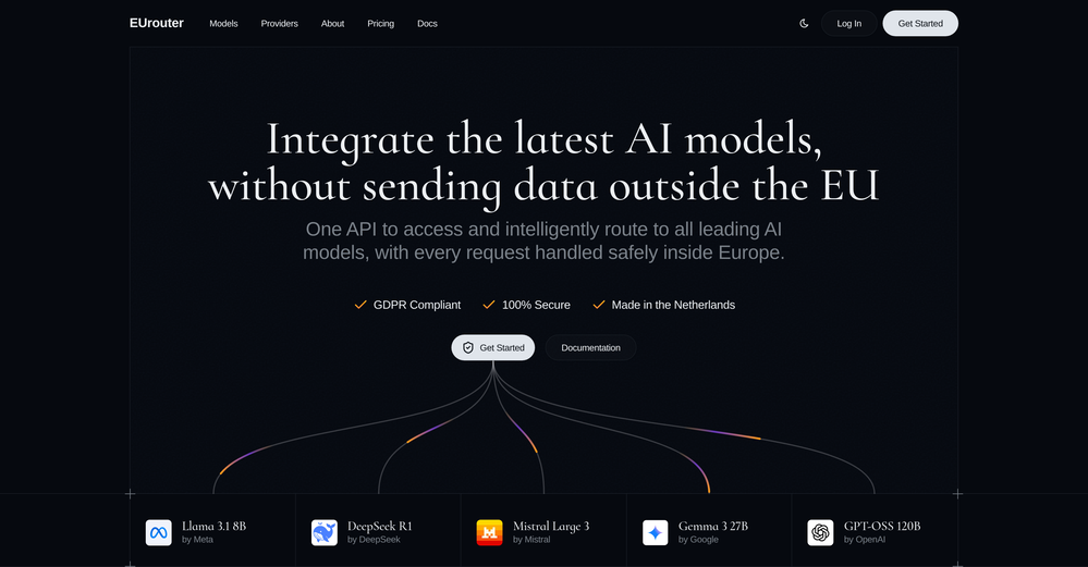 EUrouter website