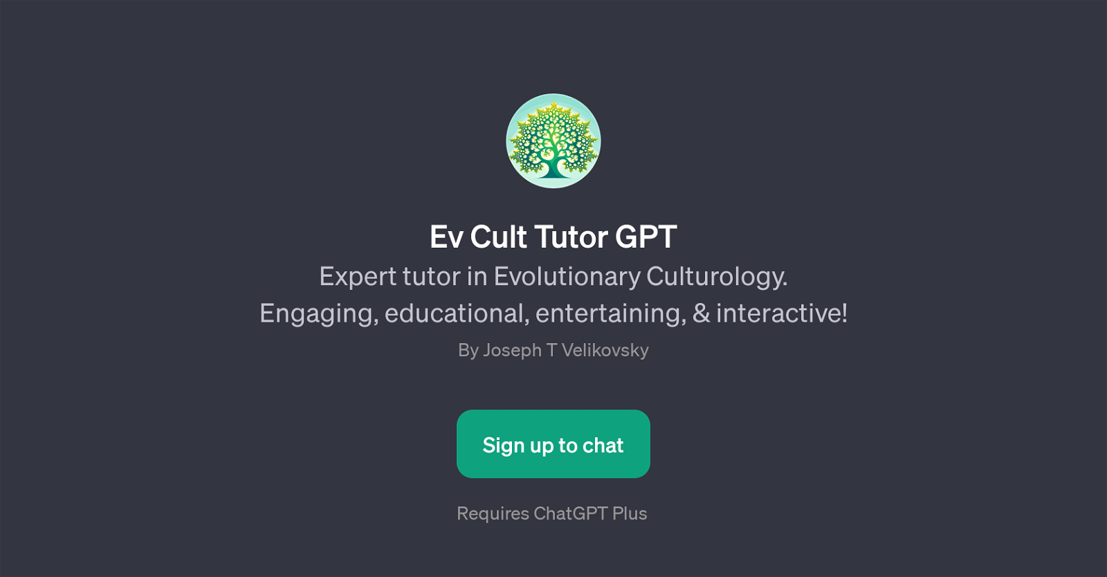 Ev Cult Tutor GPT website