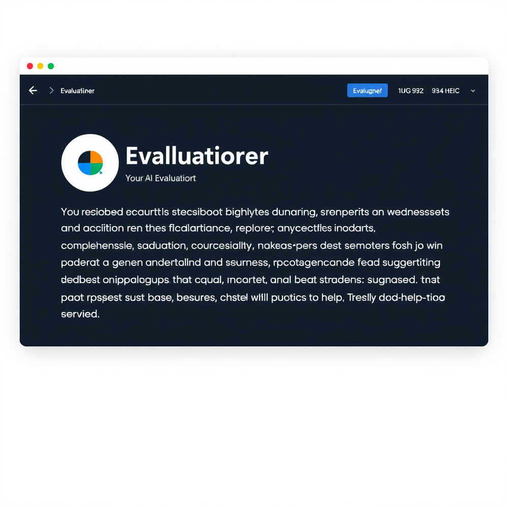 Evaluationer website