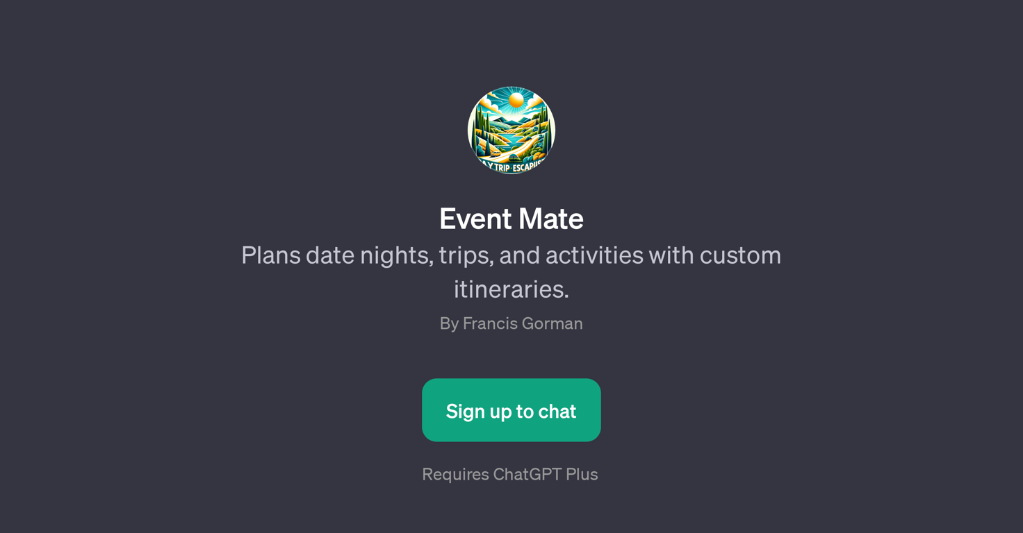 Event Mate website