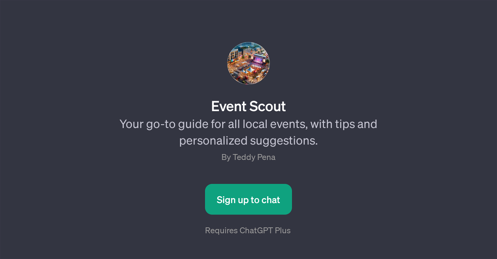 Event Scout website