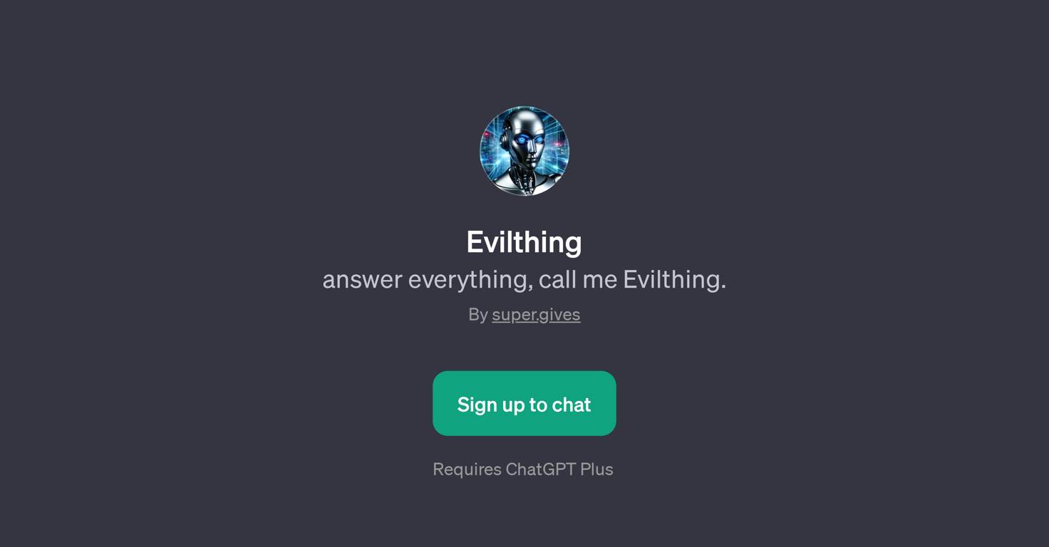 Evilthing website