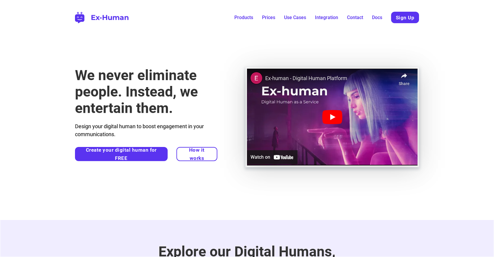 Ex-Human website
