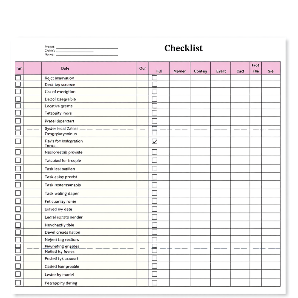 Excel Checklist Template Generator website