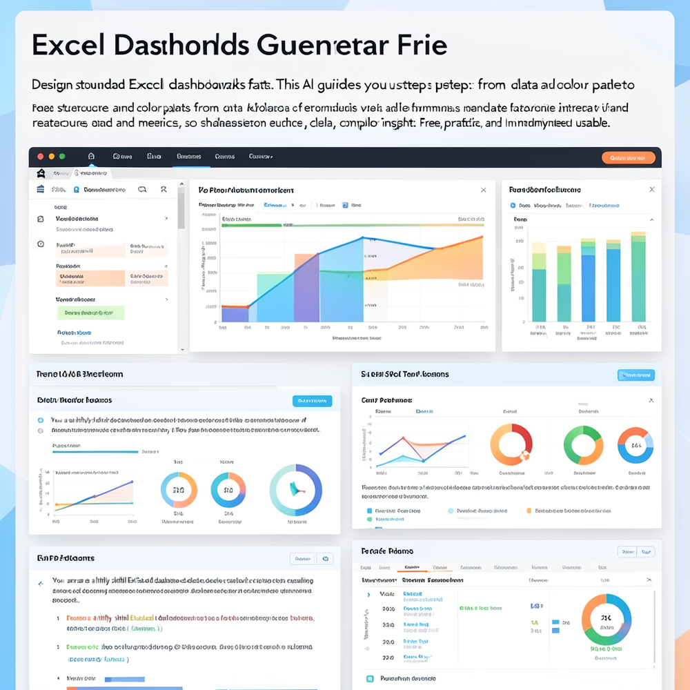 Excel Dashboard Generator Free website