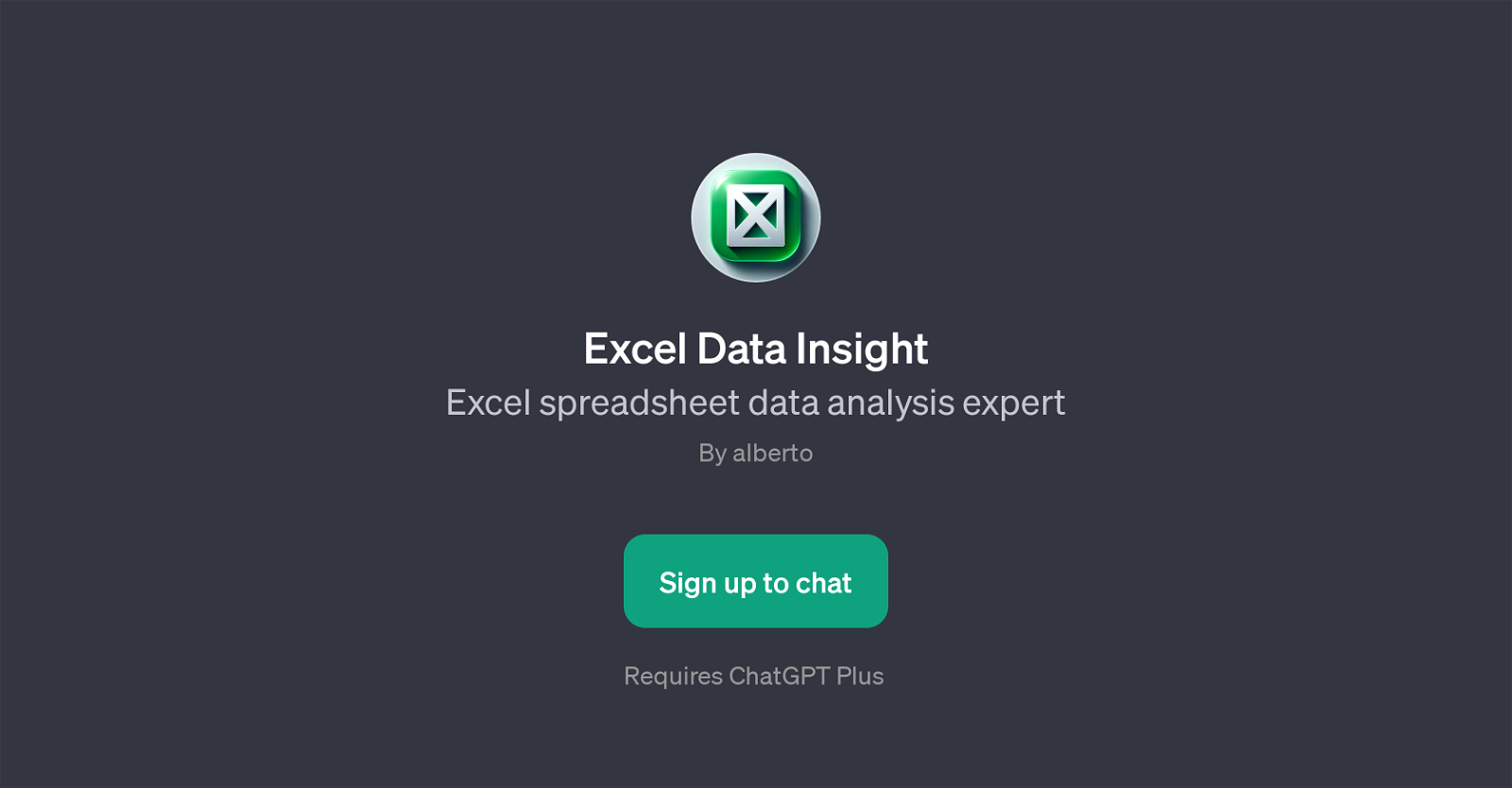 Excel Data Insight website