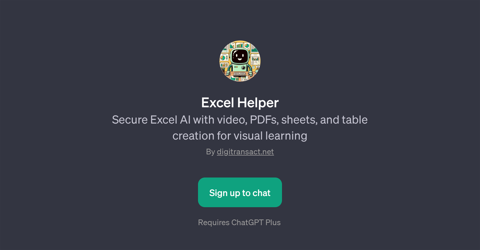 Excel Helper website