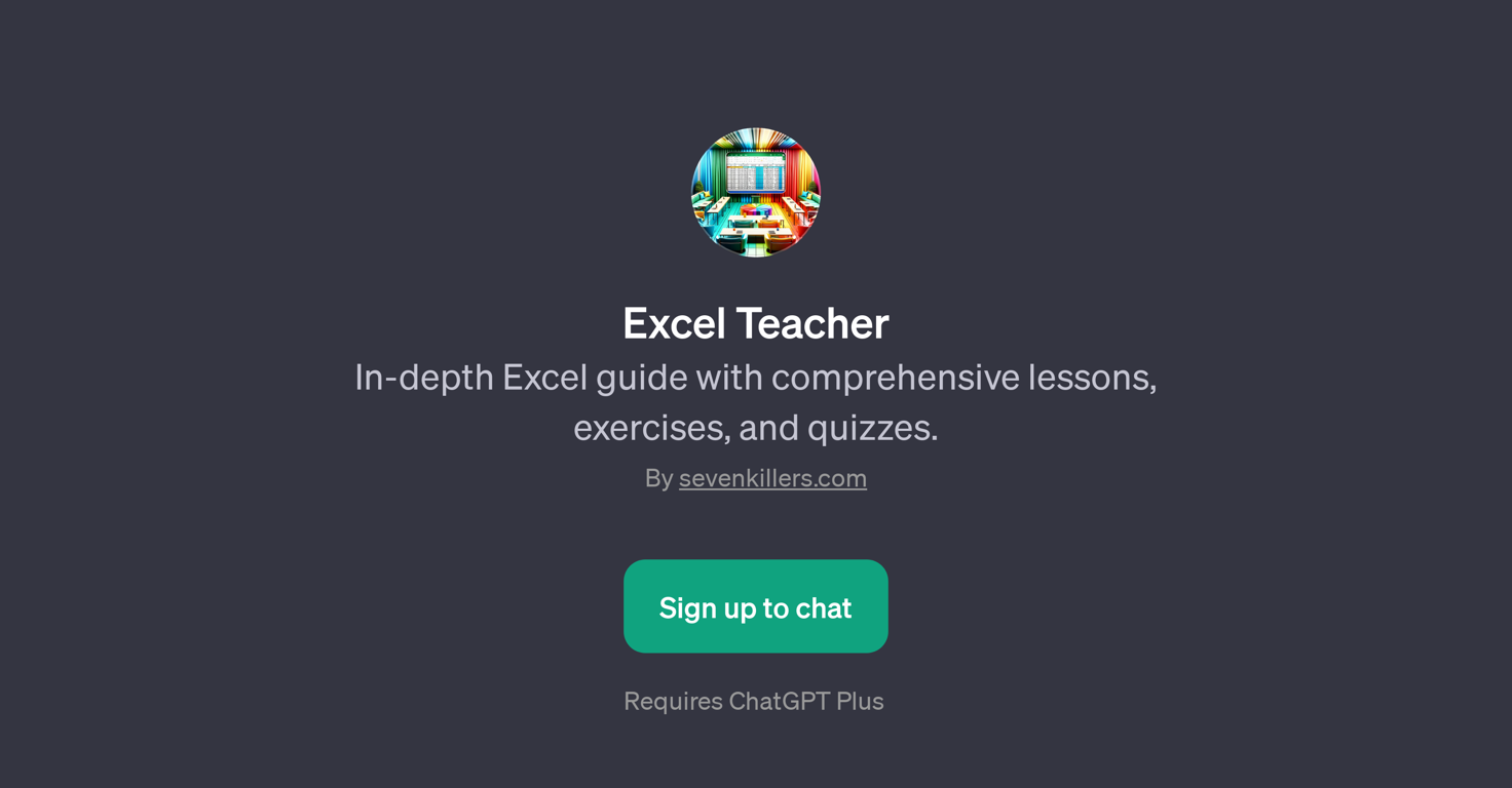 Excel Teacher website