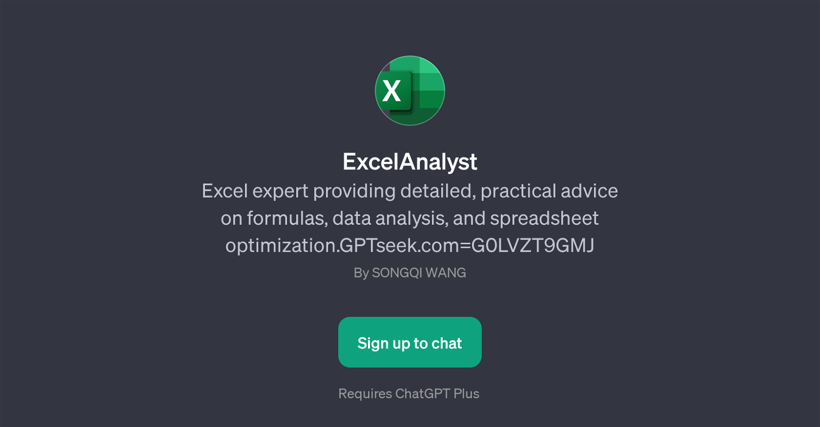 ExcelAnalyst website