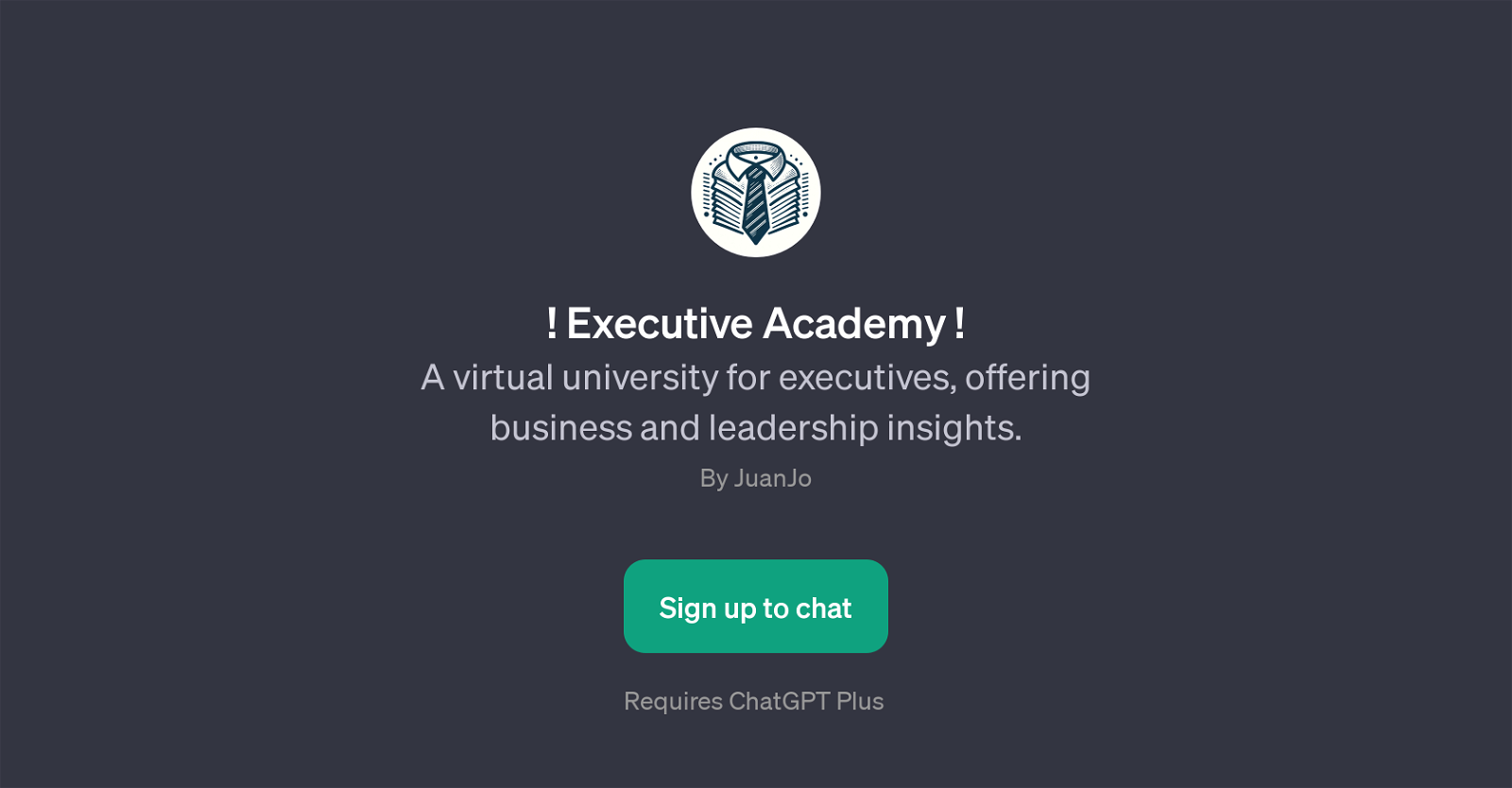 Executive Academy website
