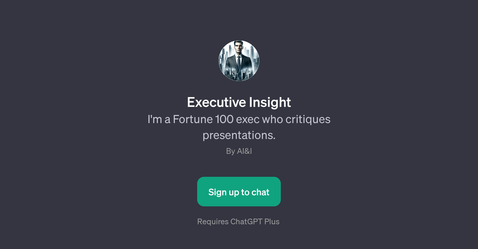 Executive Insight website