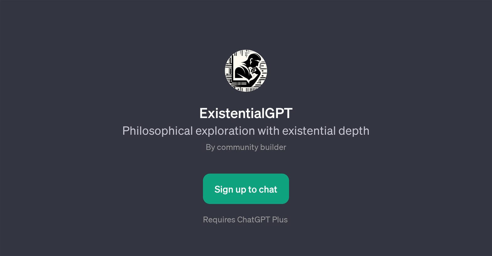 ExistentialGPT website