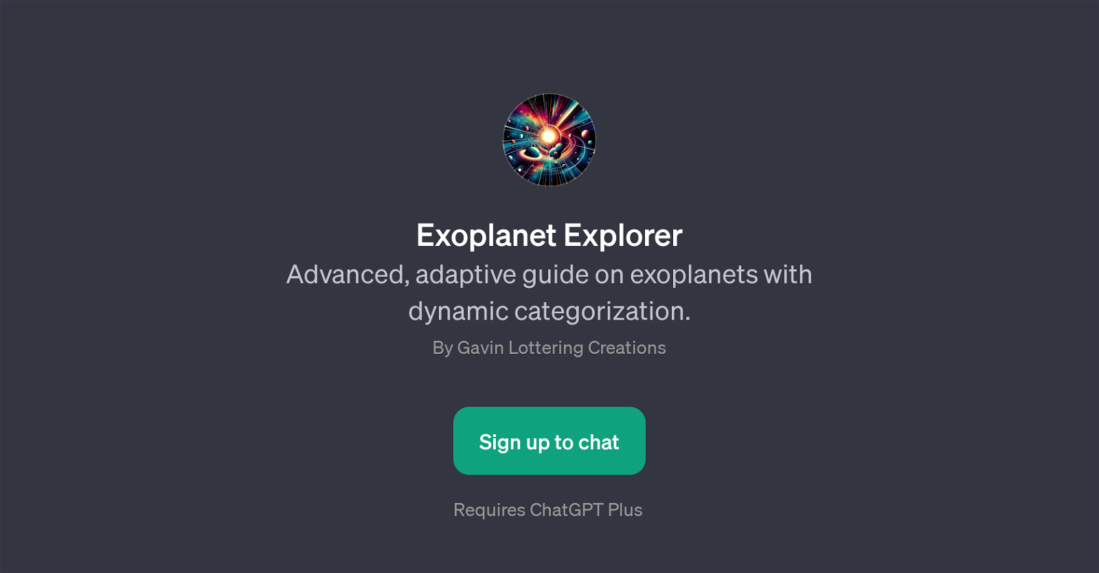 Exoplanet Explorer website