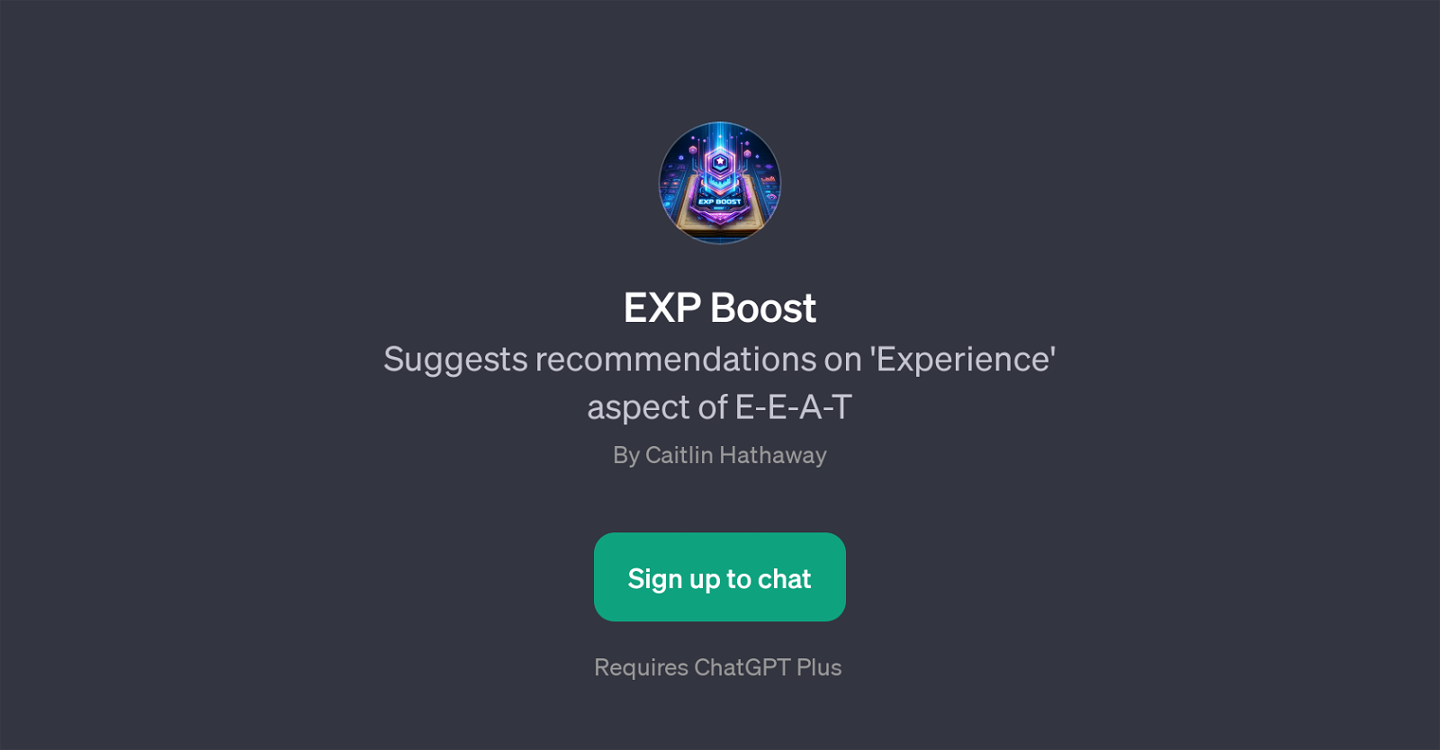 EXP Boost website