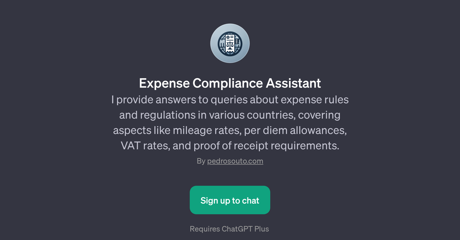 Expense Compliance Assistant website