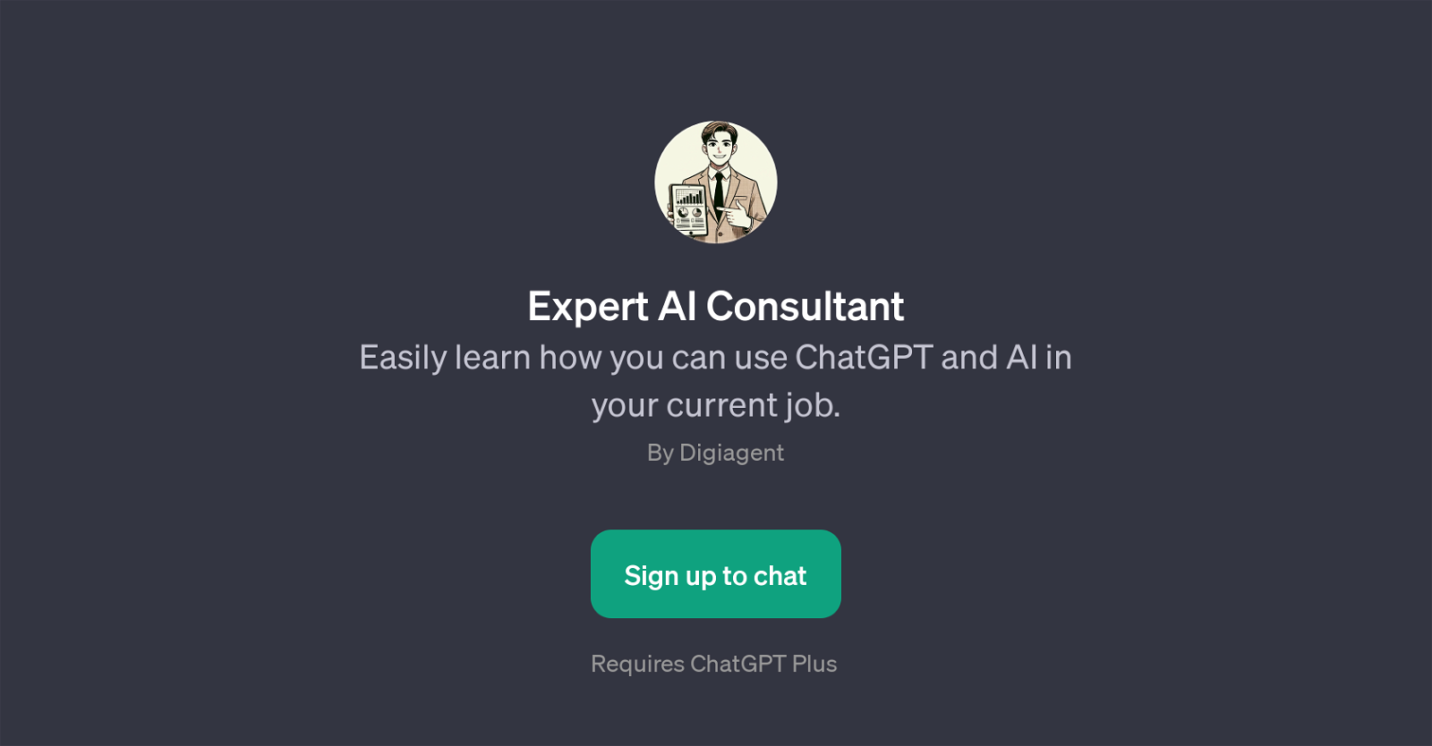 Expert AI Consultant website