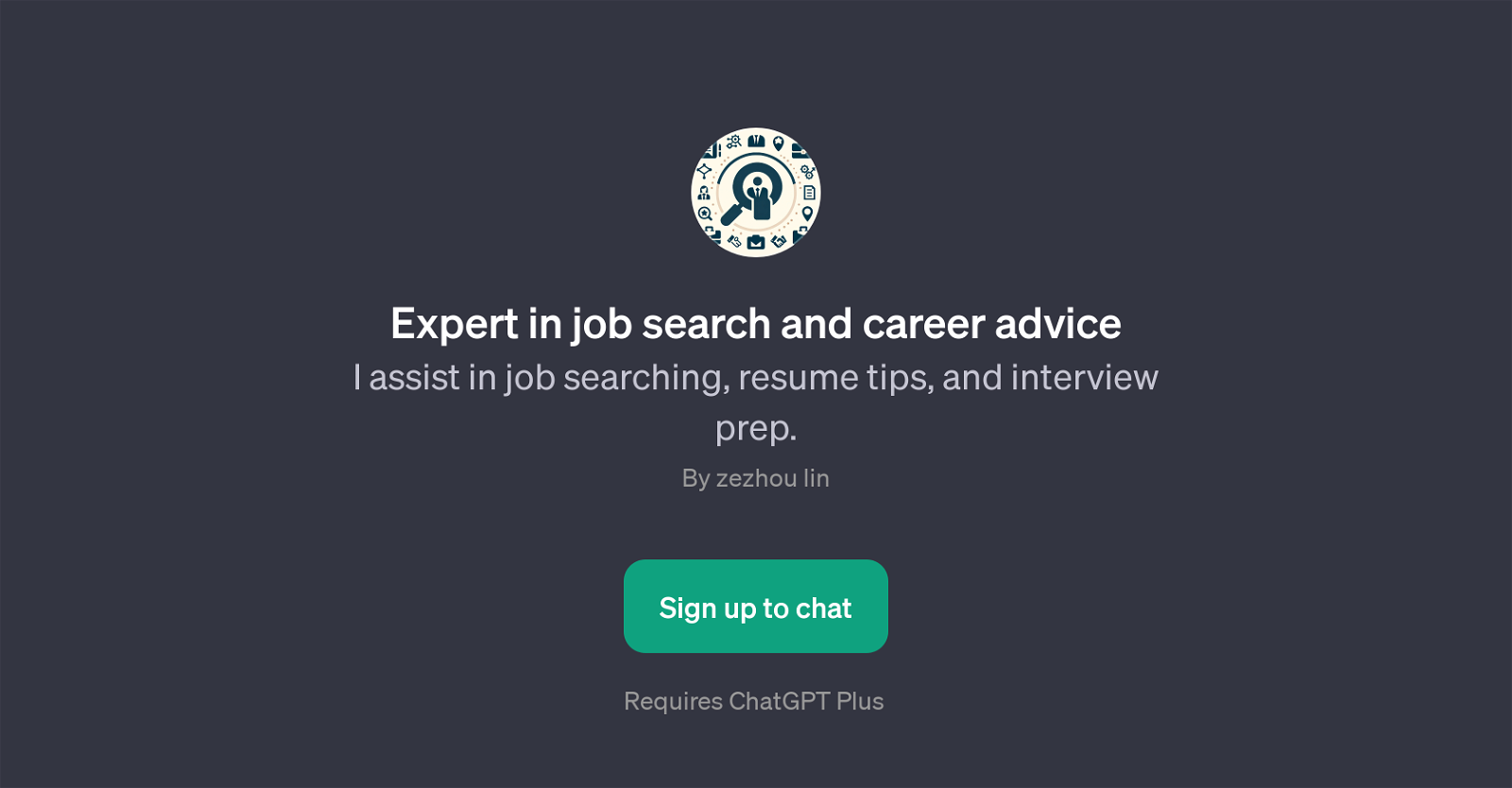 Expert in job search and career advice website