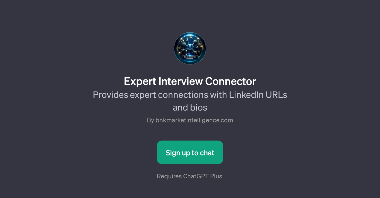 Expert Interview Connector website
