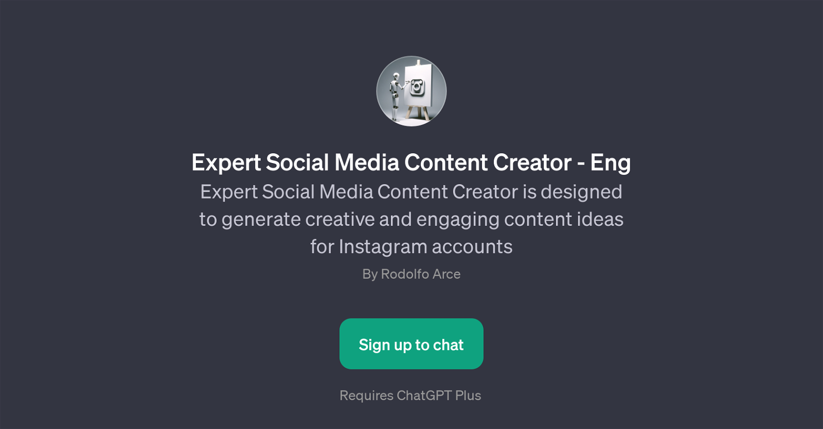 Expert Social Media Content Creator - Eng website