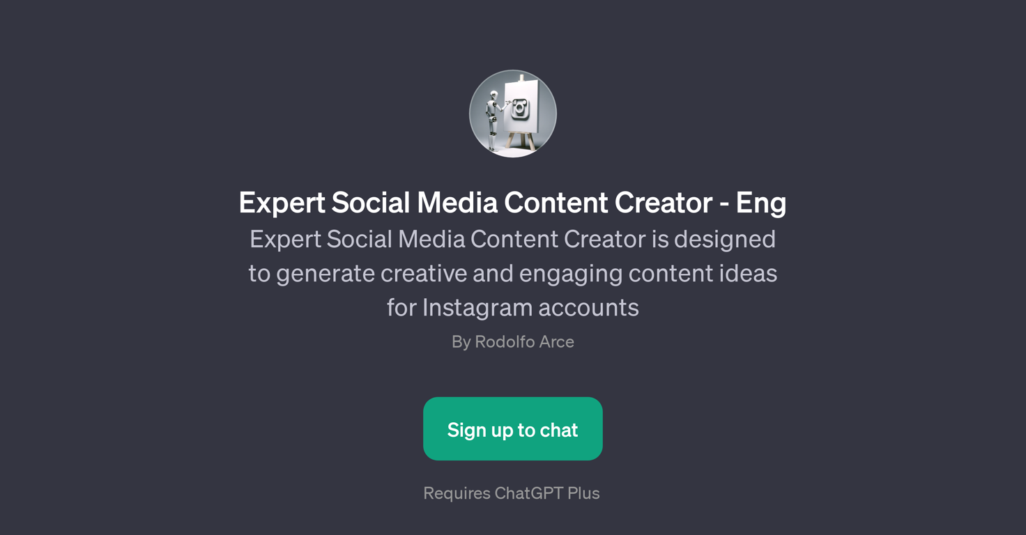 Expert Social Media Content Creator - Eng website