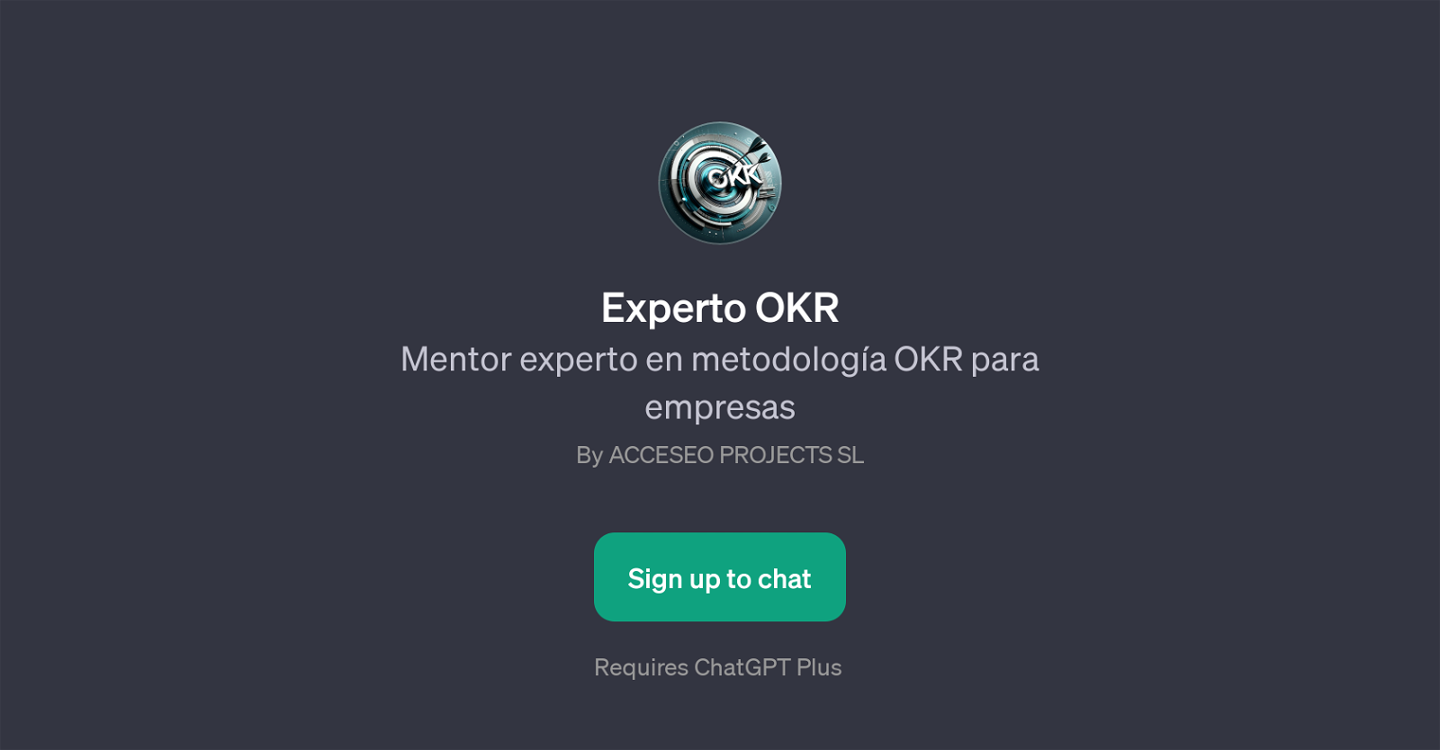 Experto OKR website