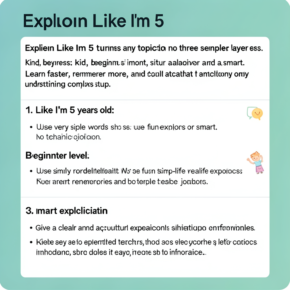 Explain Like I'm 5 website