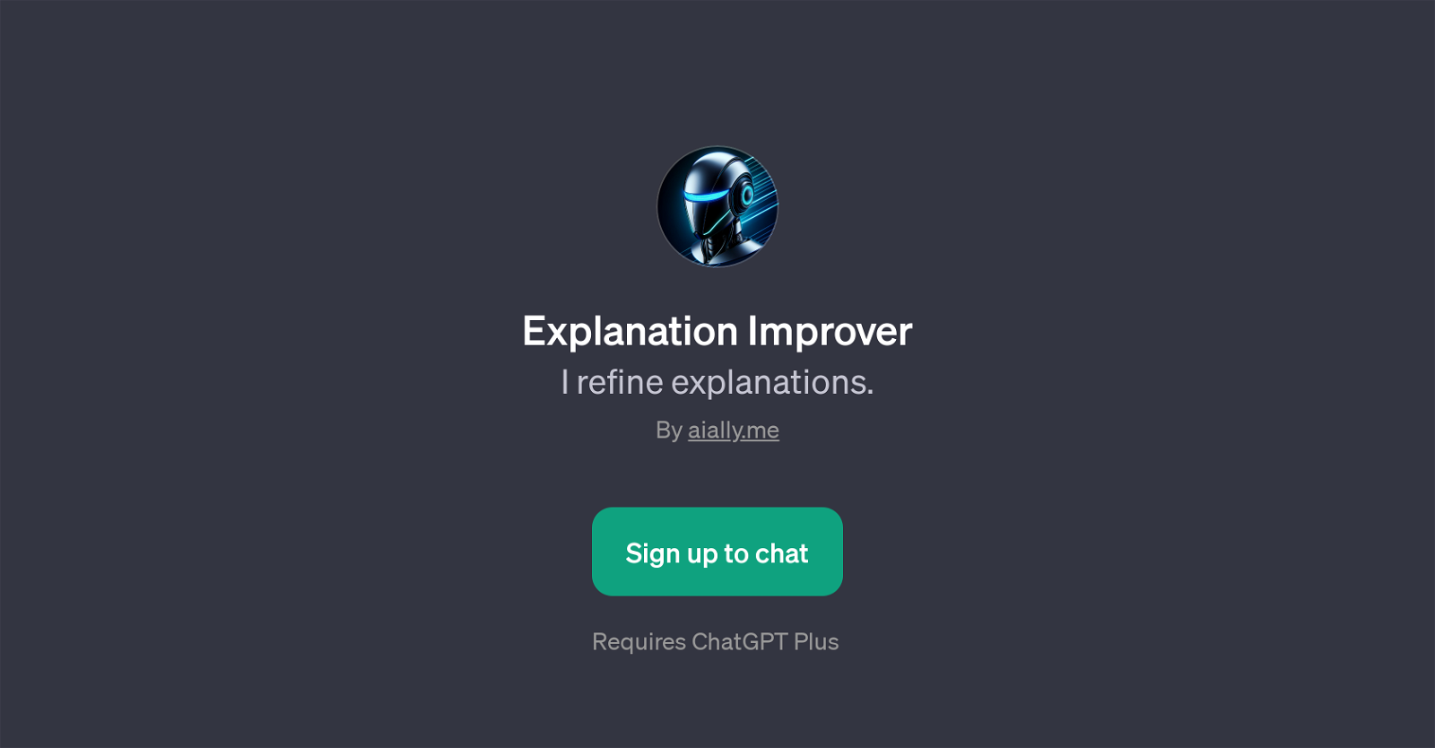 Explanation Improver website