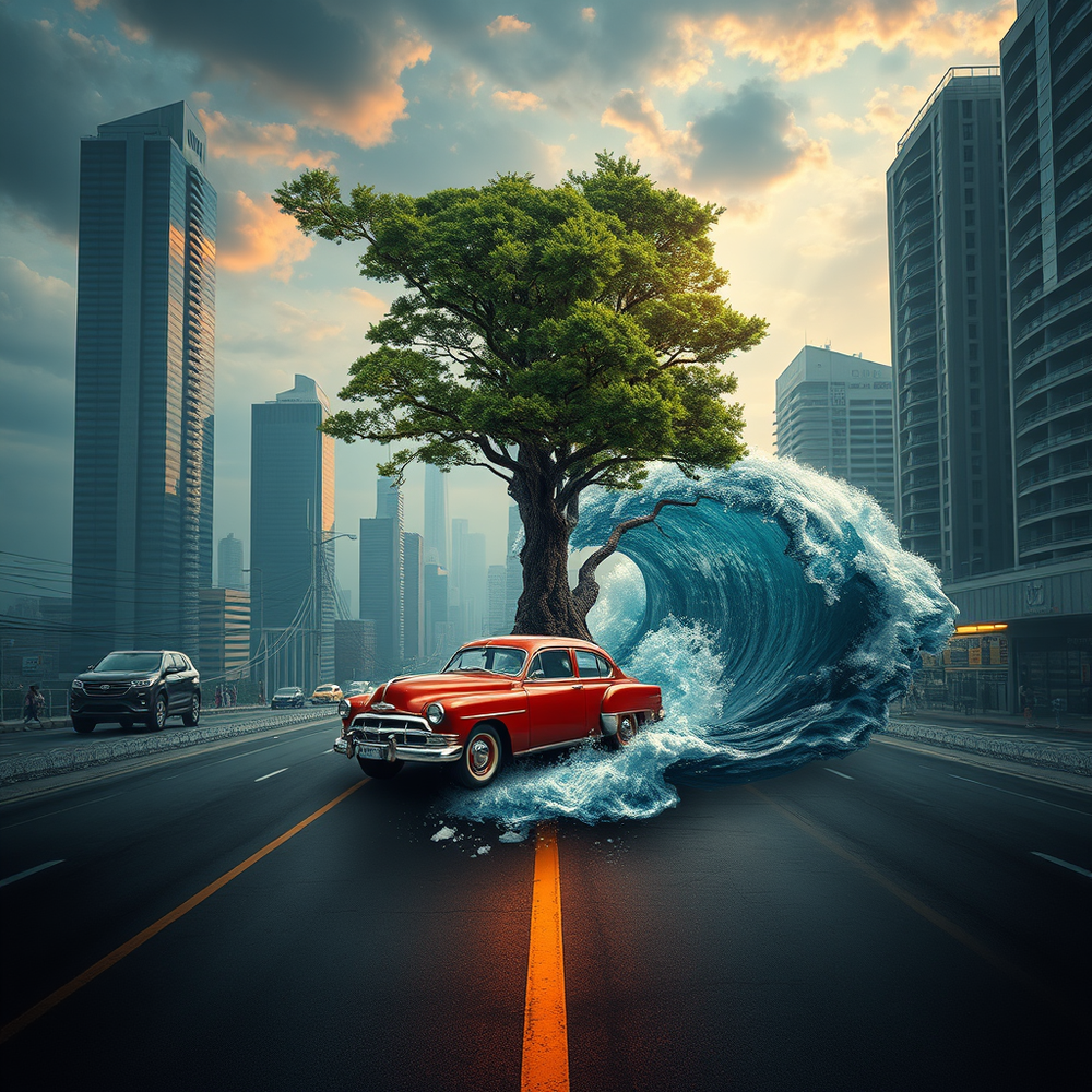 Surreal Contrasts Redefining Narratives website