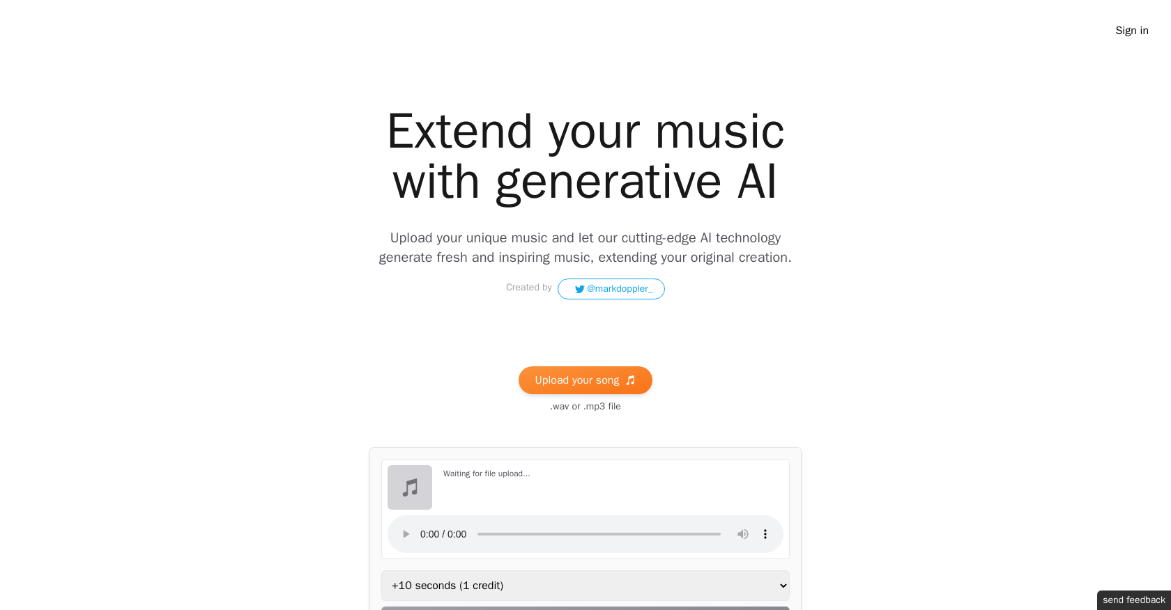 extend music with ai