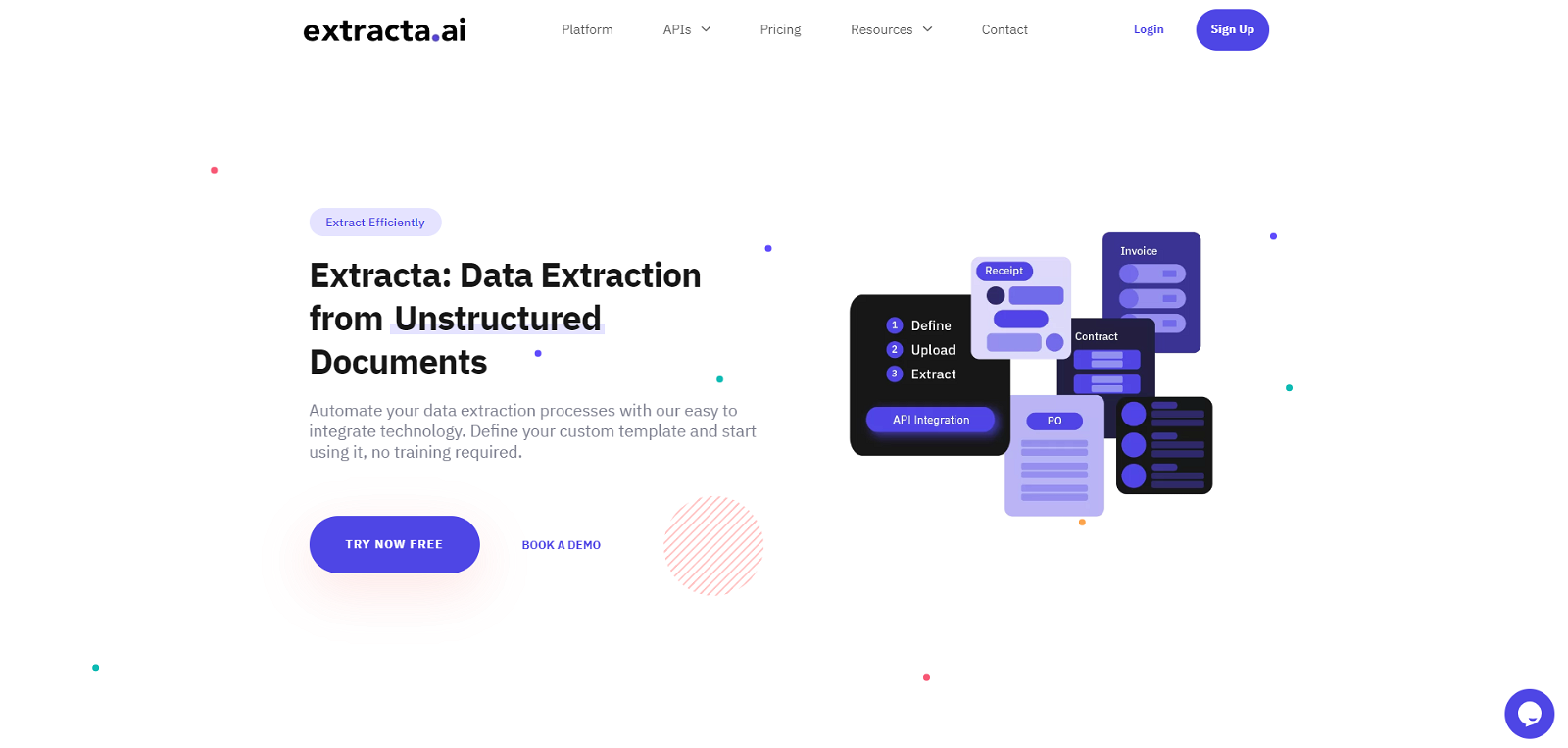 Extracta website