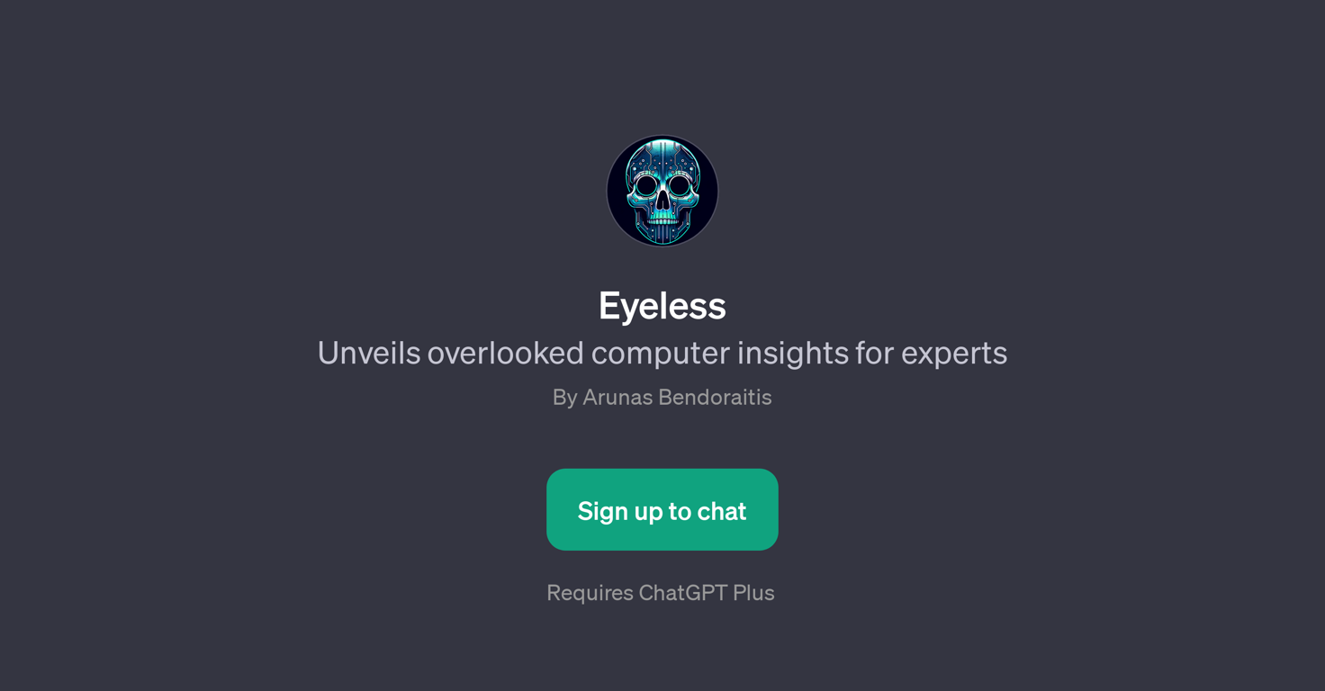 Eyeless website