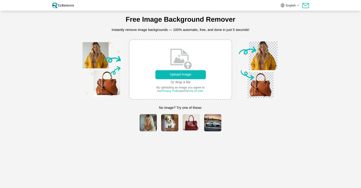 EzRemove website