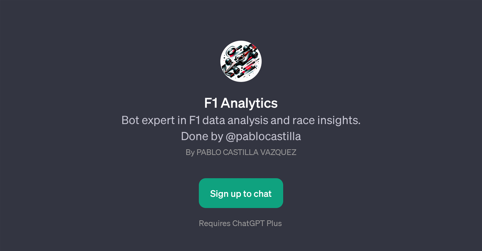 F1 Analytics website