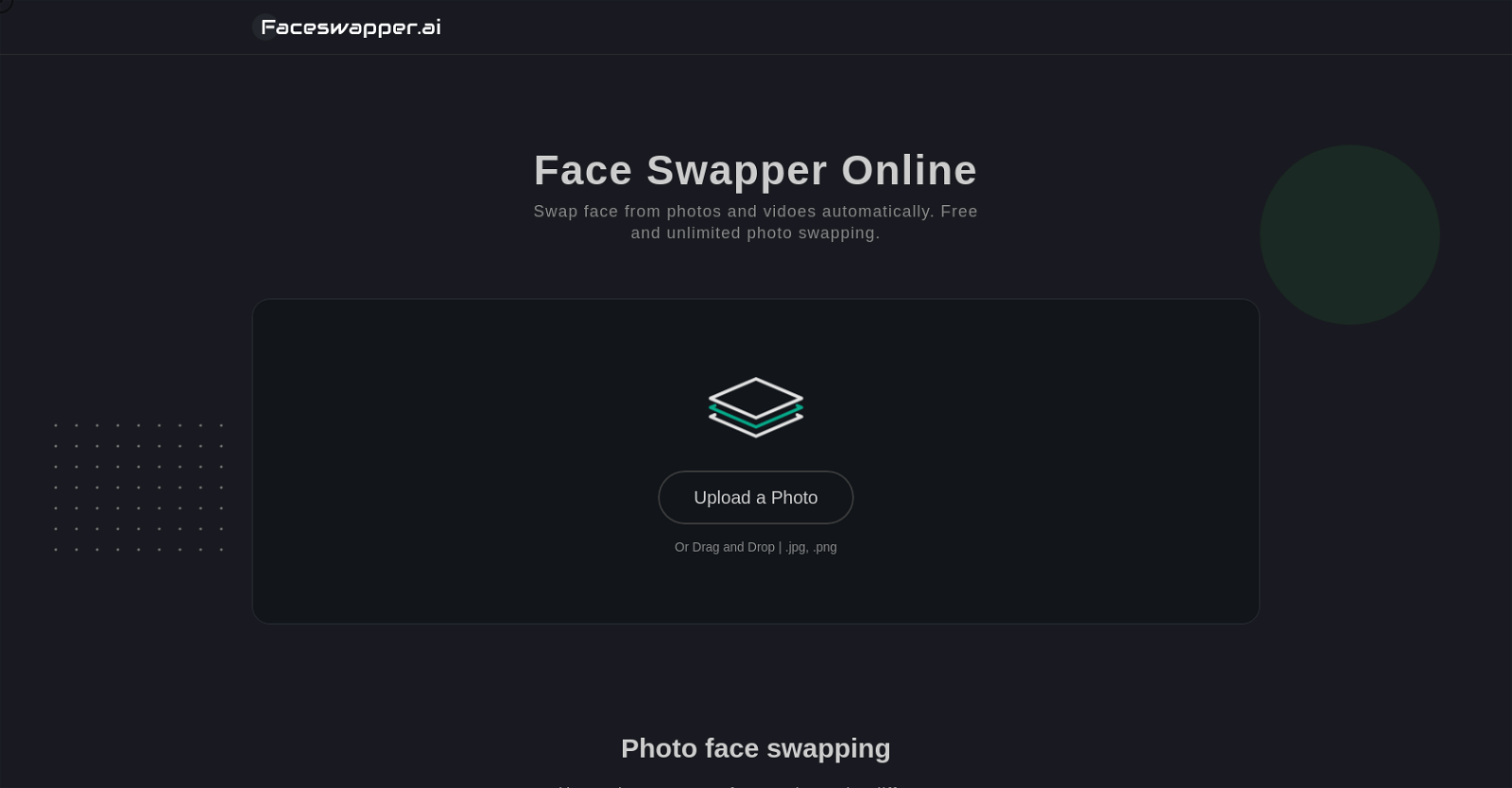 Face Swapper website
