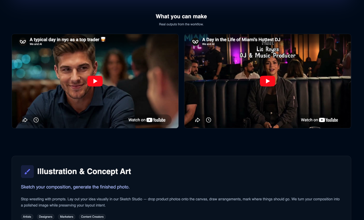 FaceHub AI website