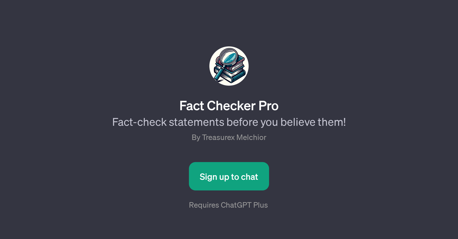 Fact Checker Pro website