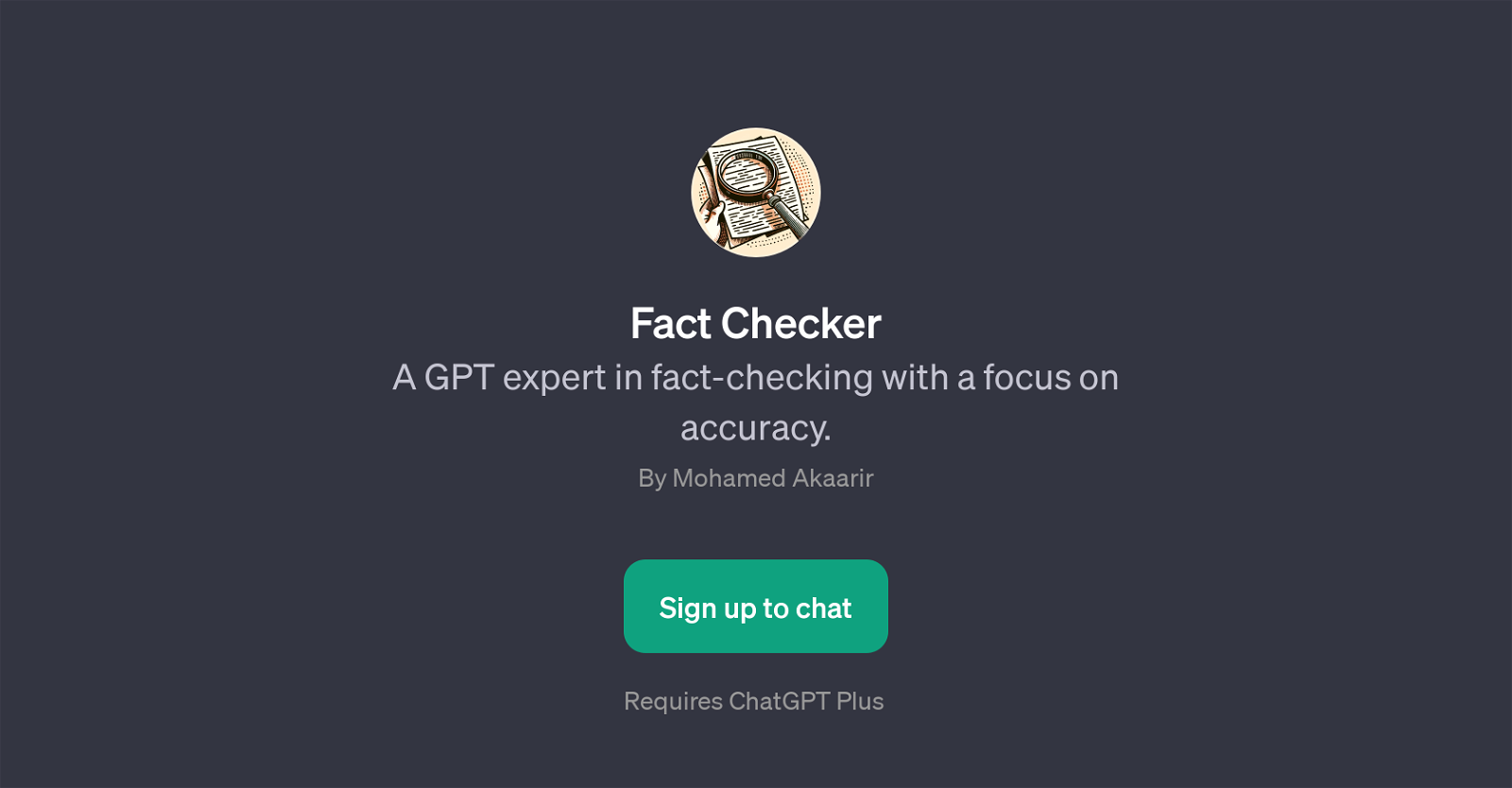 Fact Checker website