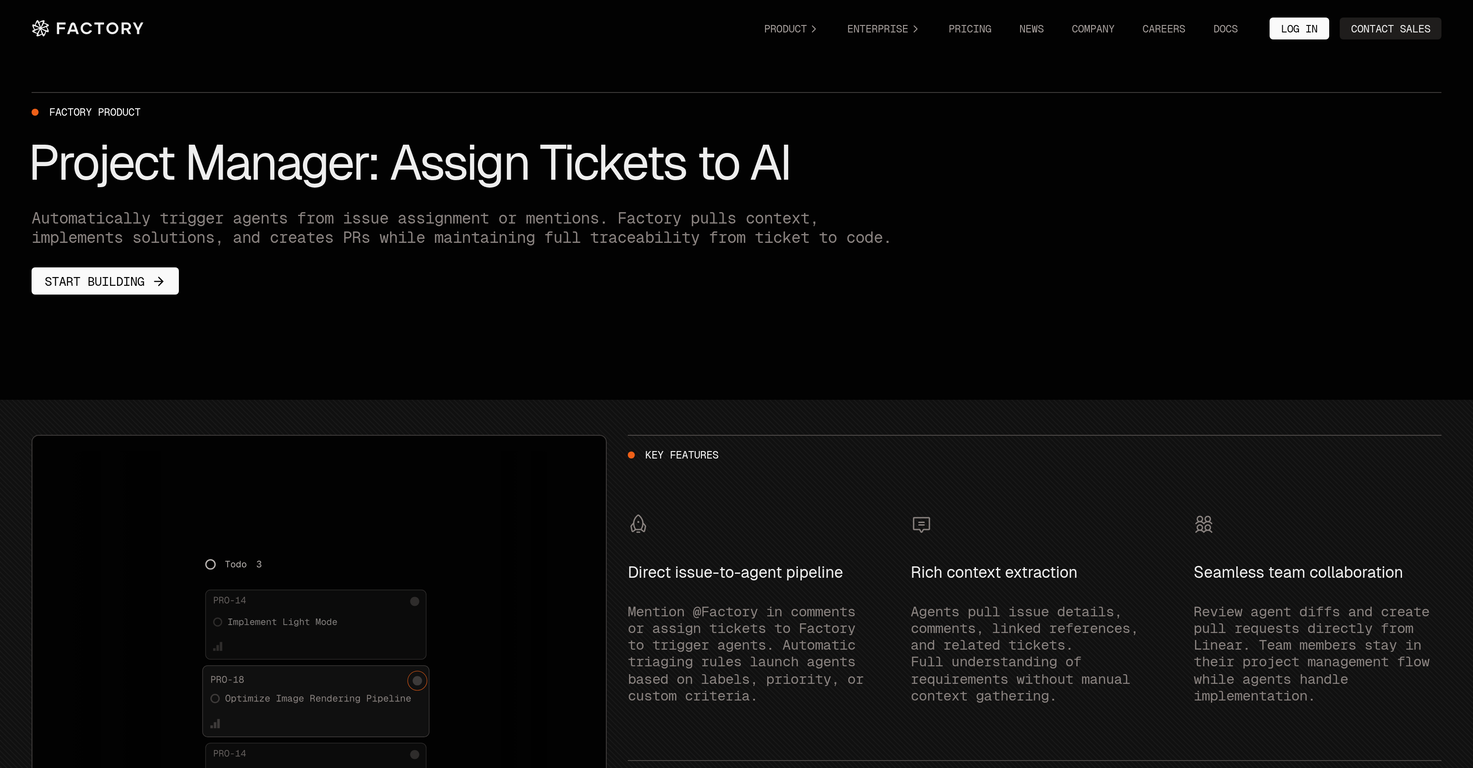 Factory.ai website