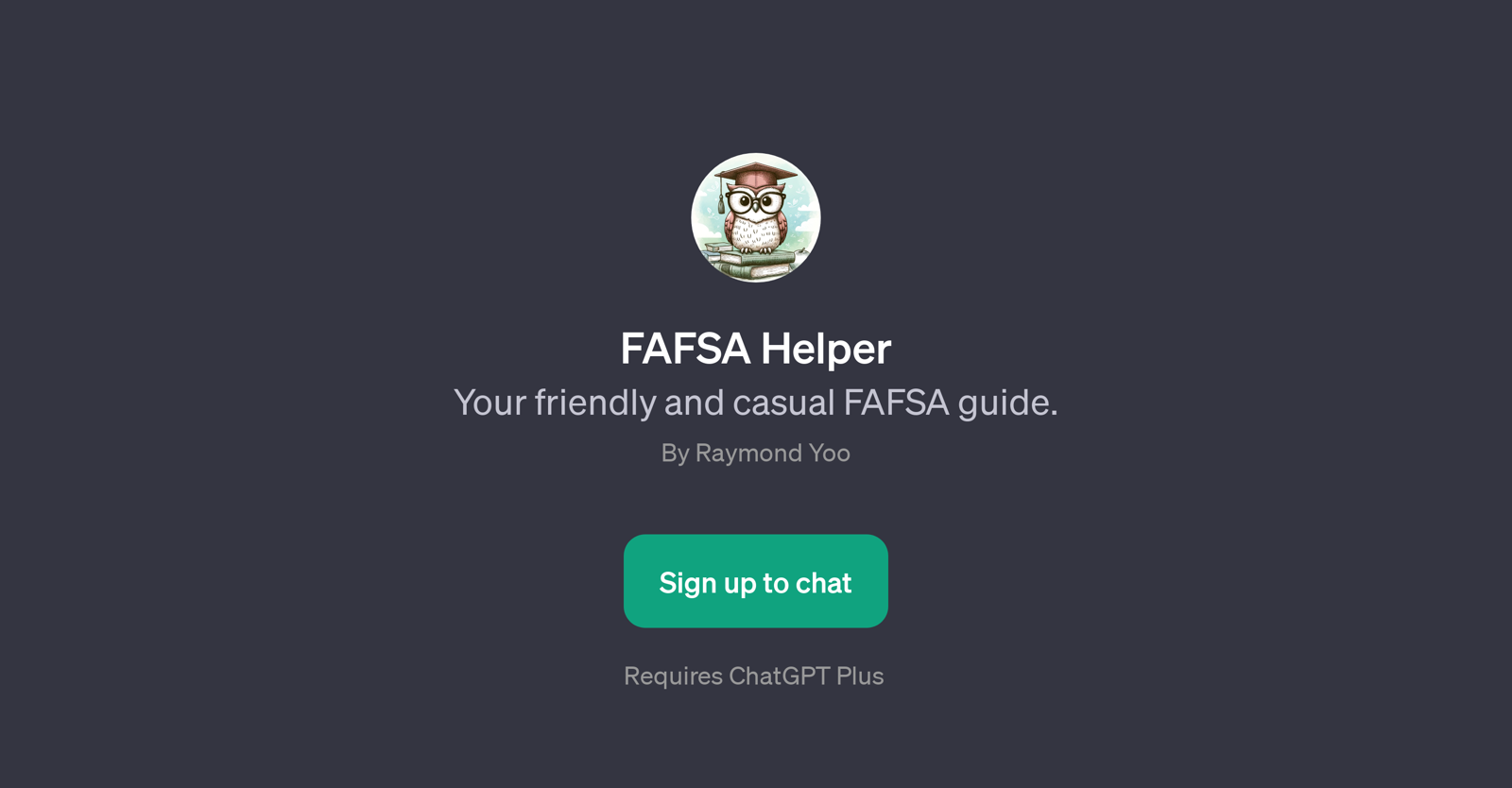 FAFSA Helper website