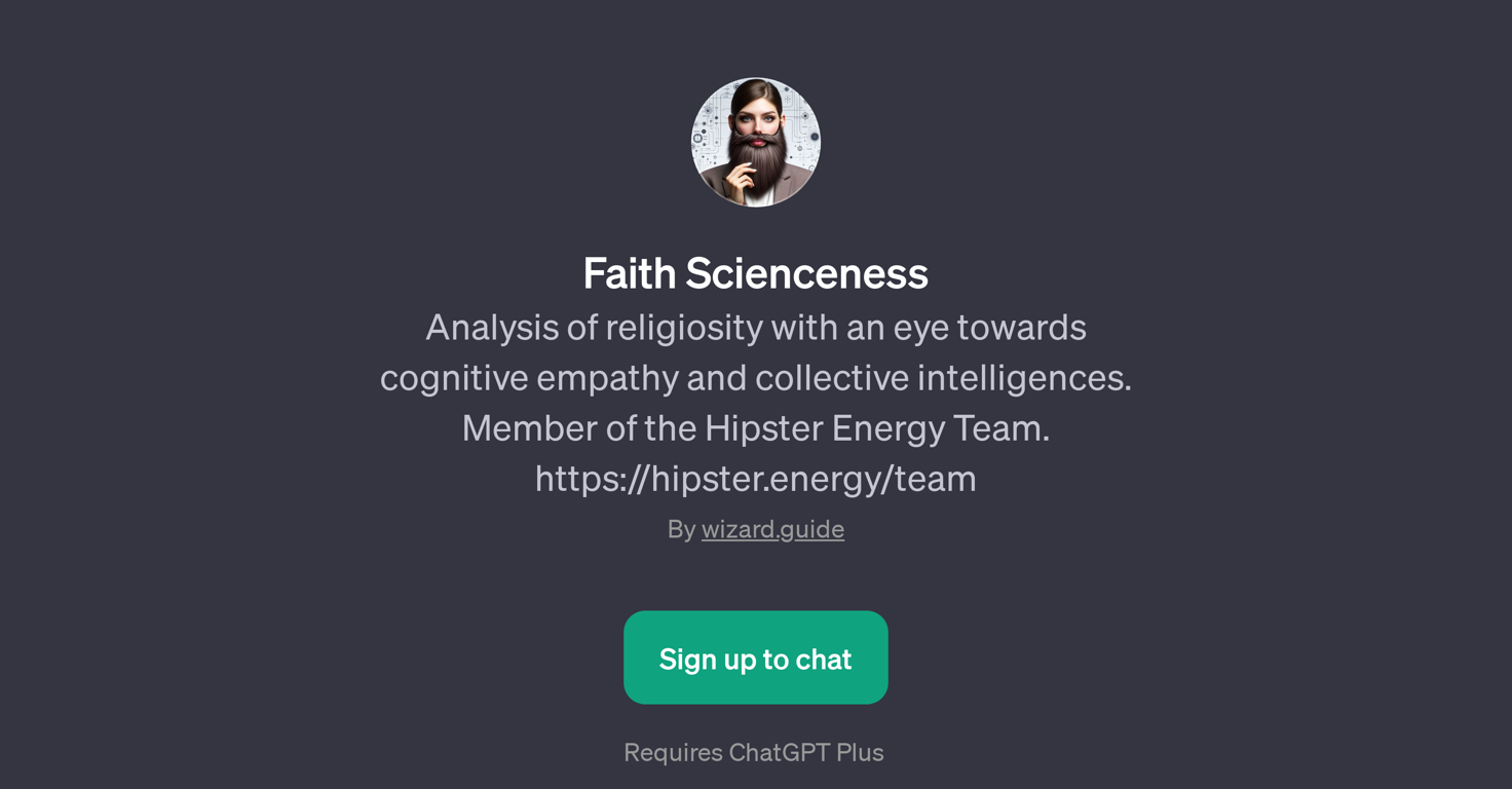 Faith Scienceness website