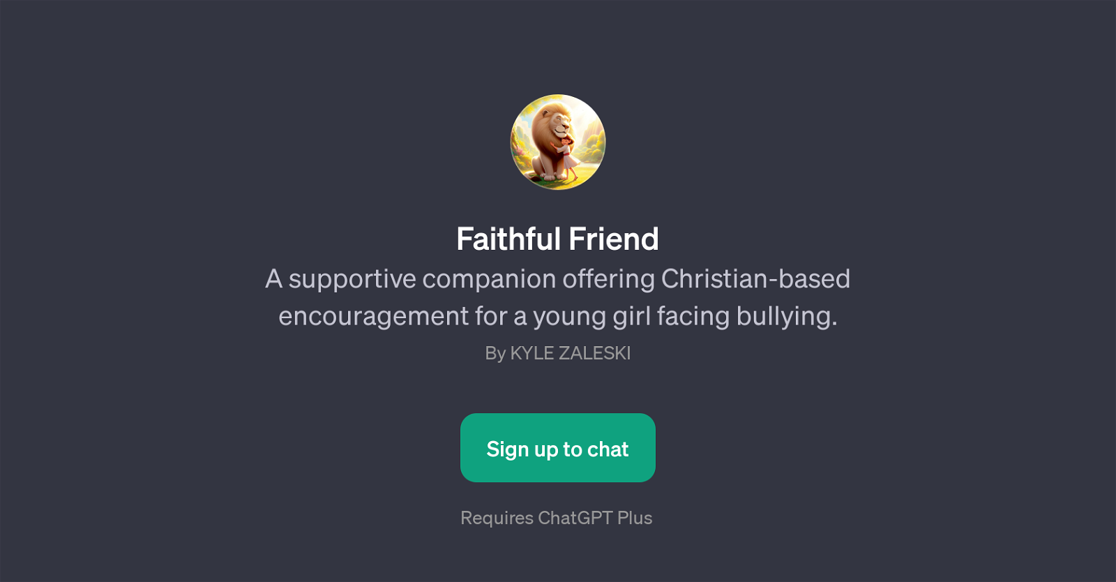 Faithful Friend website