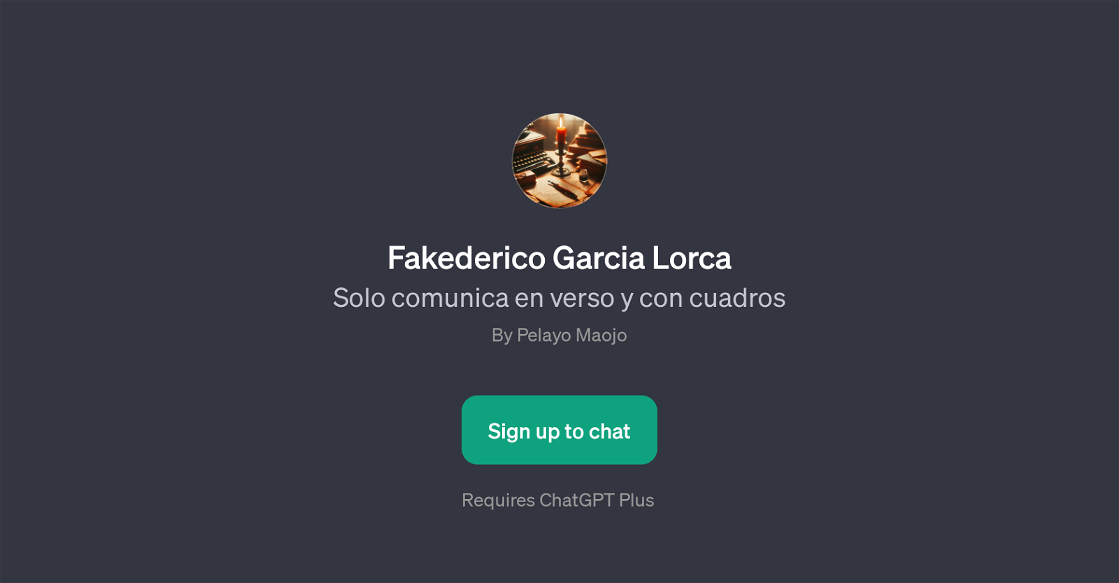Fakederico Garcia Lorca website