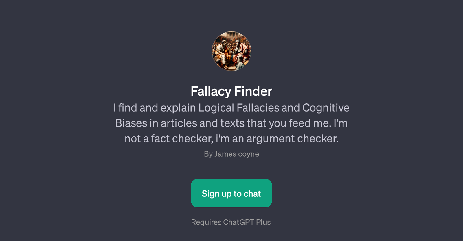 Fallacy Finder website