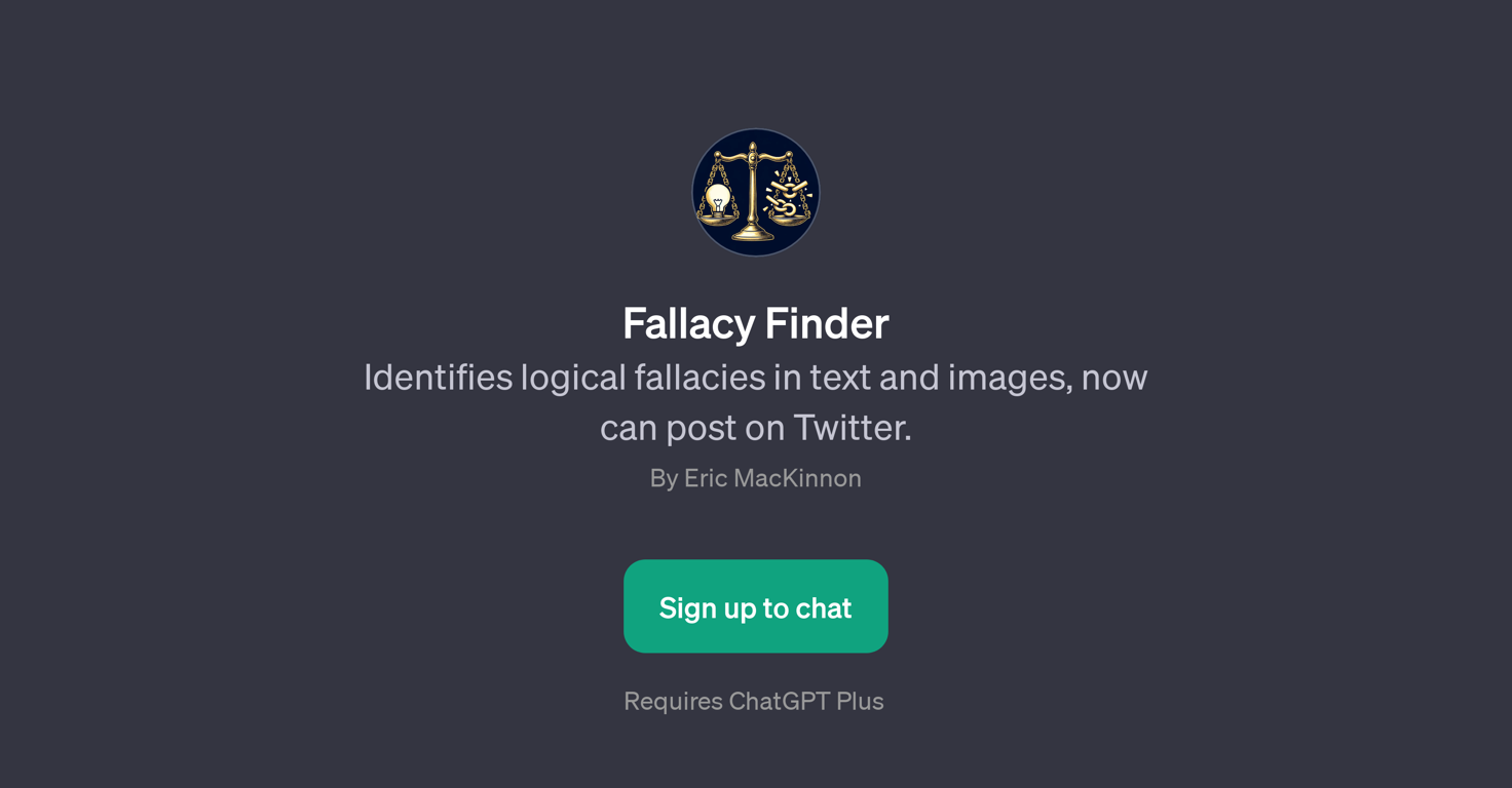 Fallacy Finder website